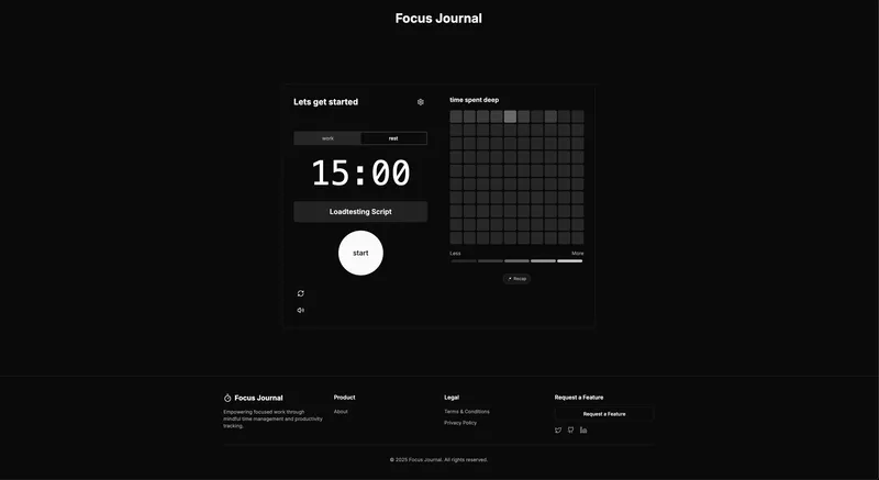 focusjournal application preview