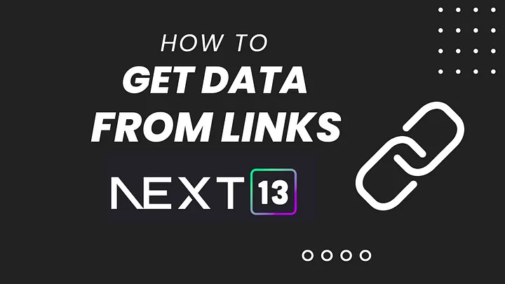 How To Get Data From URL In NEXTJS 13